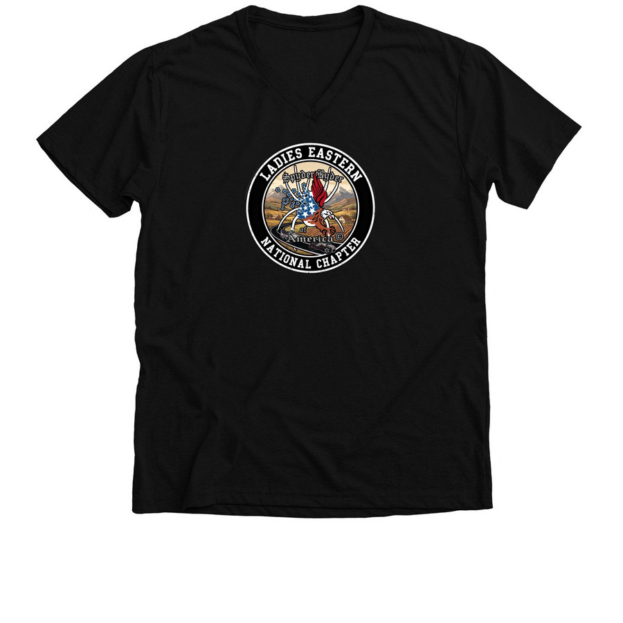 LENC Adventures, a Solid Black Blend Premium V-Neck Tee