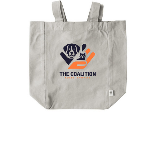 Coalition Logo Tote, a Natural Recycled Cotton Tote Bag