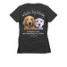 Shelter Dog Saturday- Limited Edition Tee, a Charcoal Women's Slim Fit Tee (back-view)