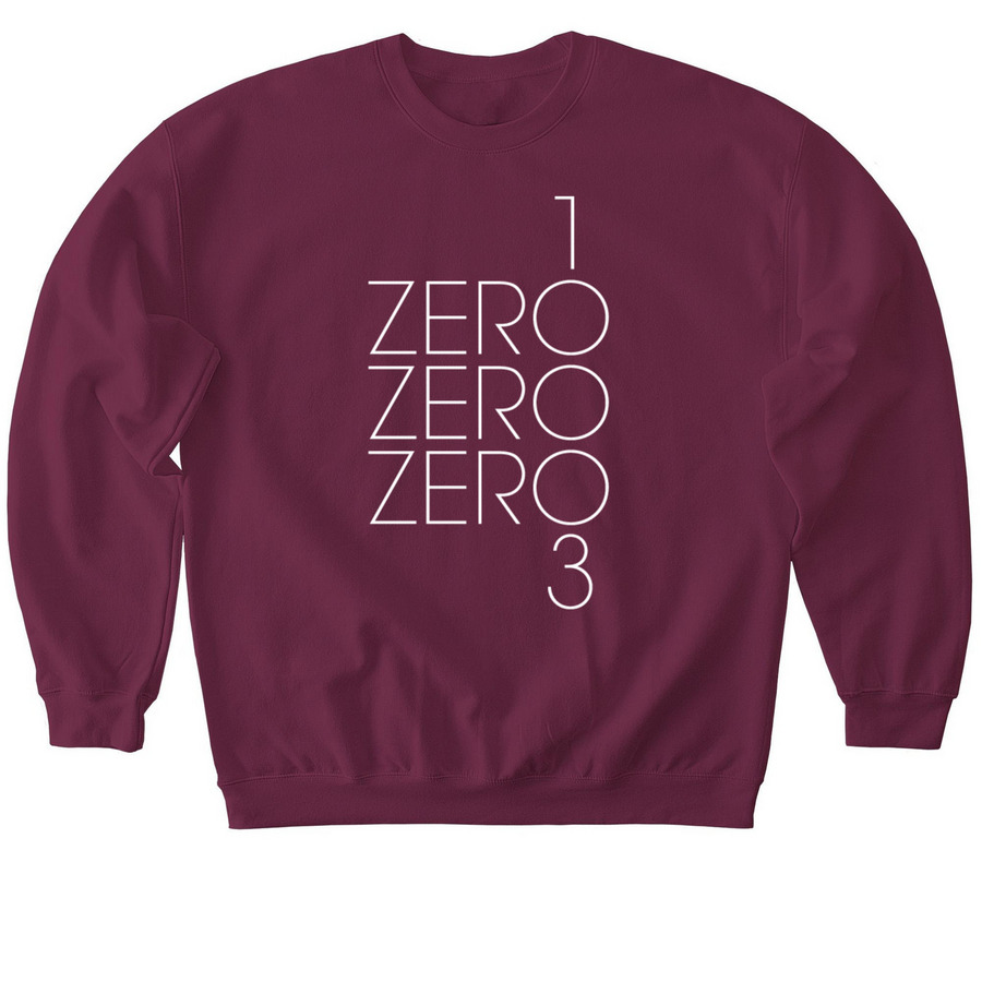 10003&nbsp;Modern, a Maroon Softstyle Crewneck Sweatshirt