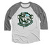 Quads & Canines, a Premium Heather and Heather White 3/4 Sleeve Baseball Tee
