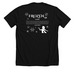 Frozen Jr. T-Shirt, a Solid Black Blend Premium Unisex Tee (back-view)