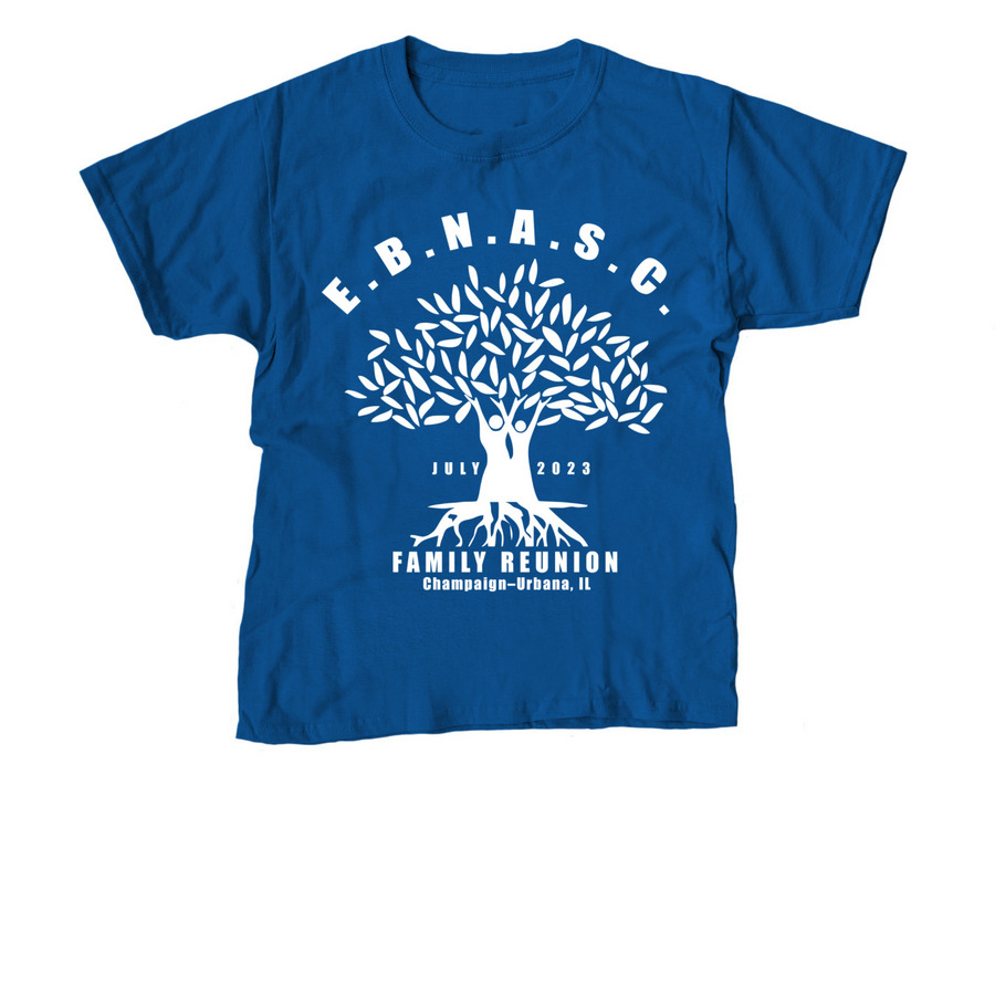 E.B.N.A.S.C. Family Reunion 2023, a Royal Blue Youth Unisex Tee