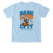Bark Loud 405AR, a Chambray Comfort Colors Pocket Tee (back-view)