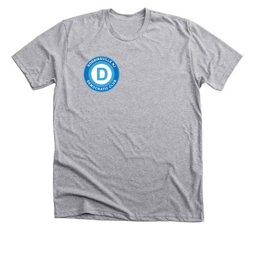 Democratic Club Logo - Small&nbsp;, a Athletic Heather Premium Unisex Tee