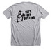 Let's Get Dusting, a Athletic Heather Premium Unisex Tee (back-view)