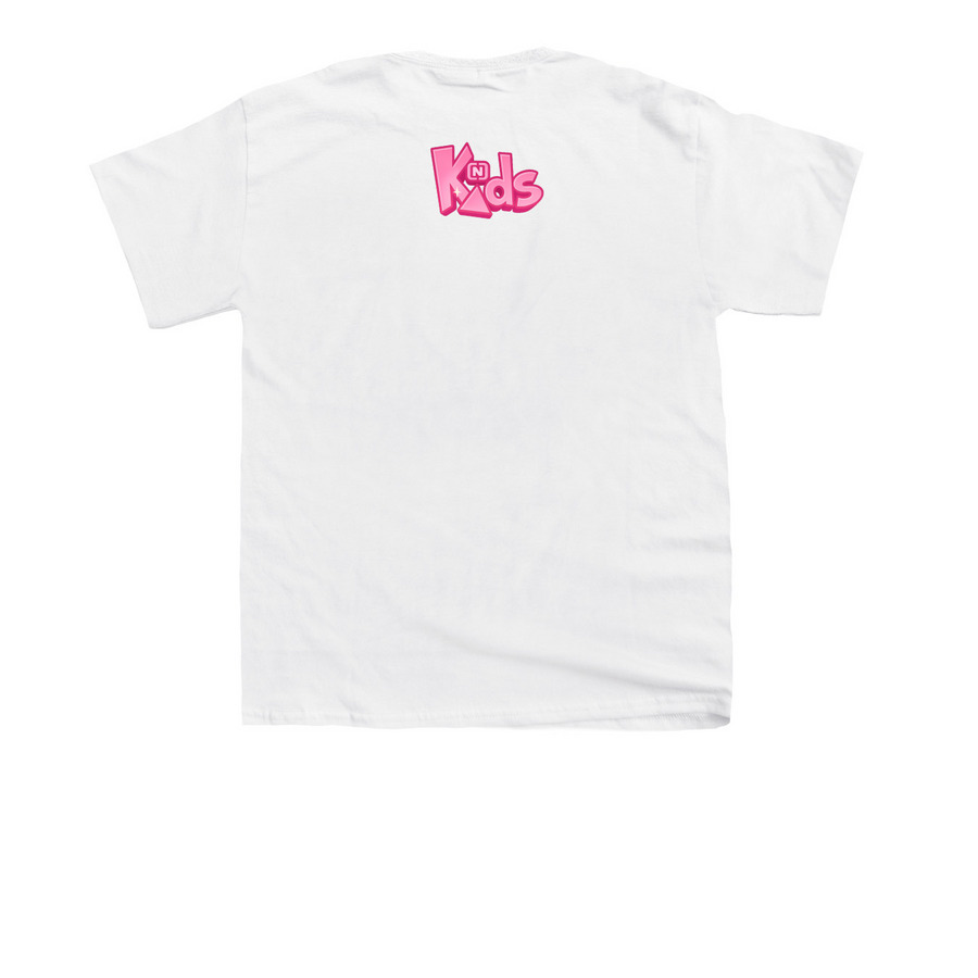 Child of God: Shimmer & Shine Edition, a White Youth Unisex Tee (back-view)
