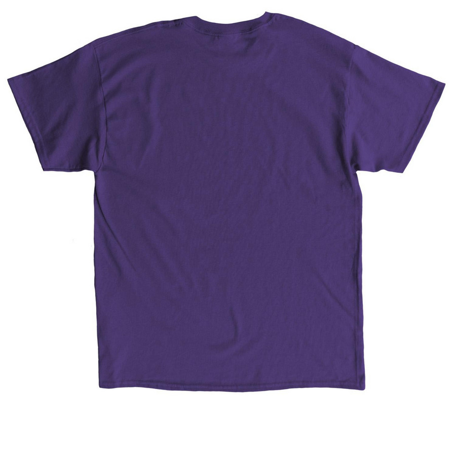 Higher Education Humor, a Purple Classic Unisex Tee (back-view)