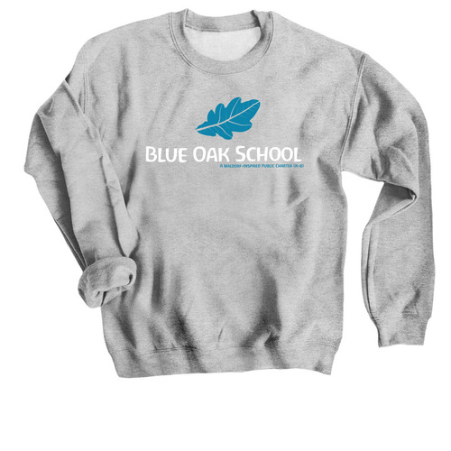 Adult Spirit Wear (Logo & Virtues), a Sport Grey Crewneck Sweatshirt