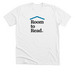 Room to Read Color Logo Adult & Youth, a Solid White Blend Premium Unisex Tee