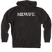 Feral Midwife (subtle), a Black Heavyweight Pullover Hoodie
