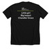 Chandler Grace Shirts, a Solid Black Blend Premium Unisex Tee (back-view)