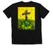 El Salvador Or Bust!&nbsp;, a Solid Black Blend Premium V-Neck Tee (back-view)