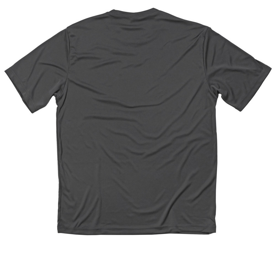 ManyBabies performance, a Iron Grey Classic Performance Tee (back-view)