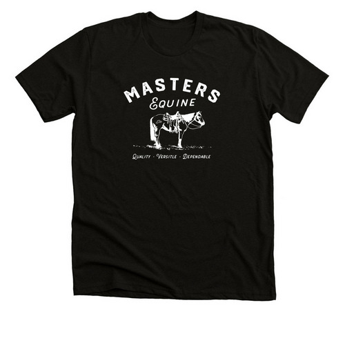 Ranch Horse Design, a Black Heather Premium Unisex Tee