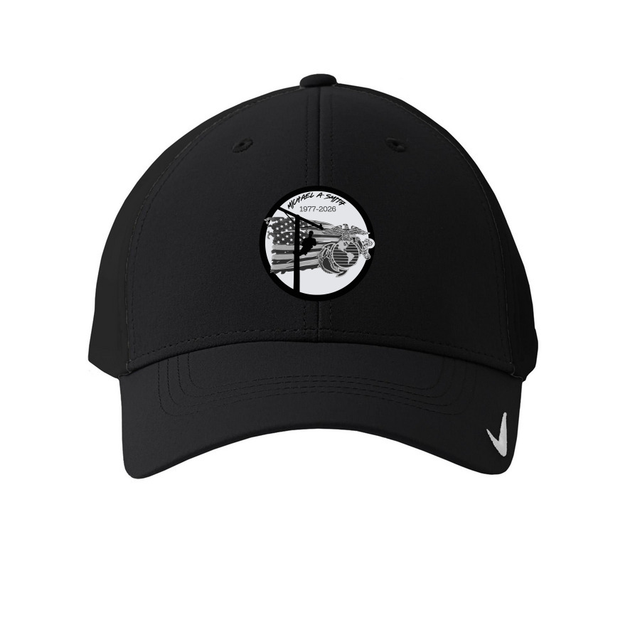 HATS, a Black Printed Nike Dri-FIT Legacy Performance Cap