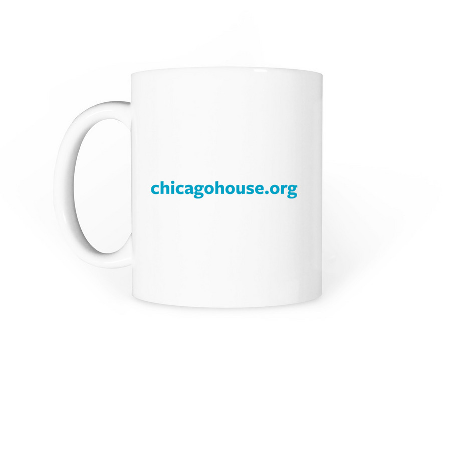 Chicago House and Social Service Agency, a White Coffee Mug (back-view)