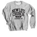 NLC Varsity Crew, a Sport Grey Crewneck Sweatshirt