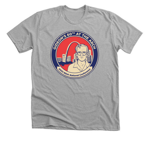 Gideon's 60th at the Arch, a Athletic Heather Premium Unisex Tee