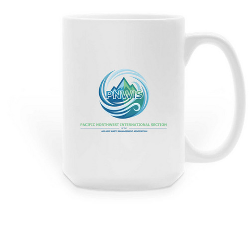 PNWIS Logo Mugs, a White Large Coffee Mug