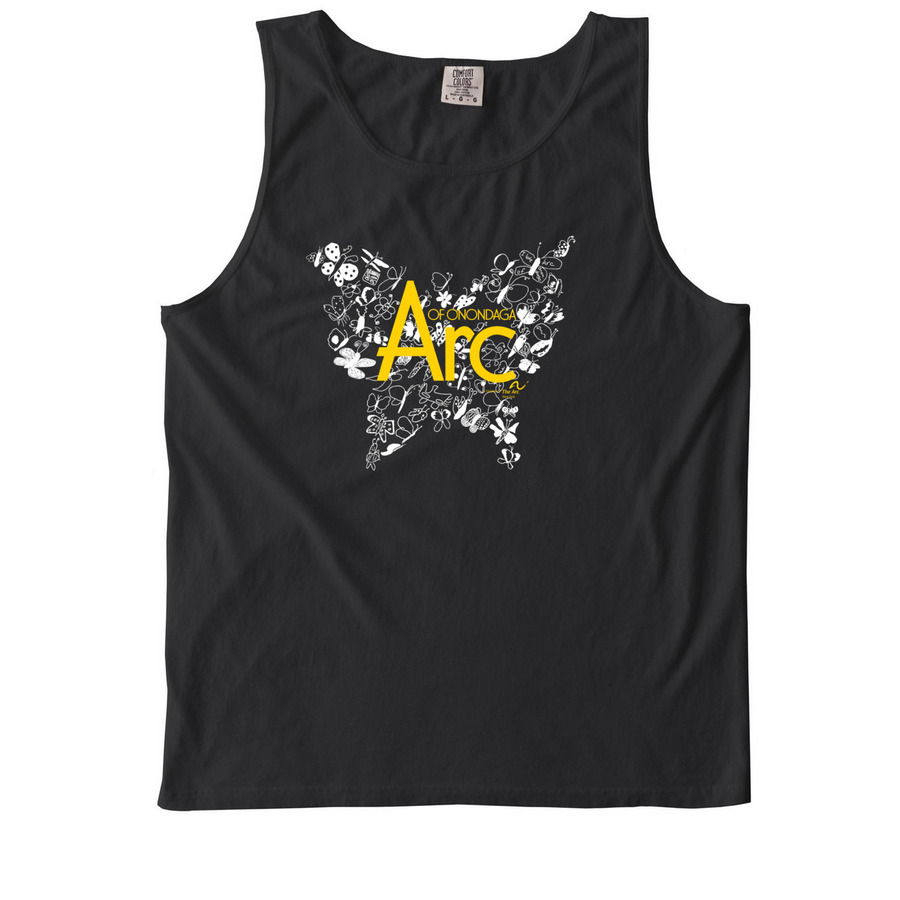 Arc Spring Shirts!, a Black Comfort Colors Tank Top