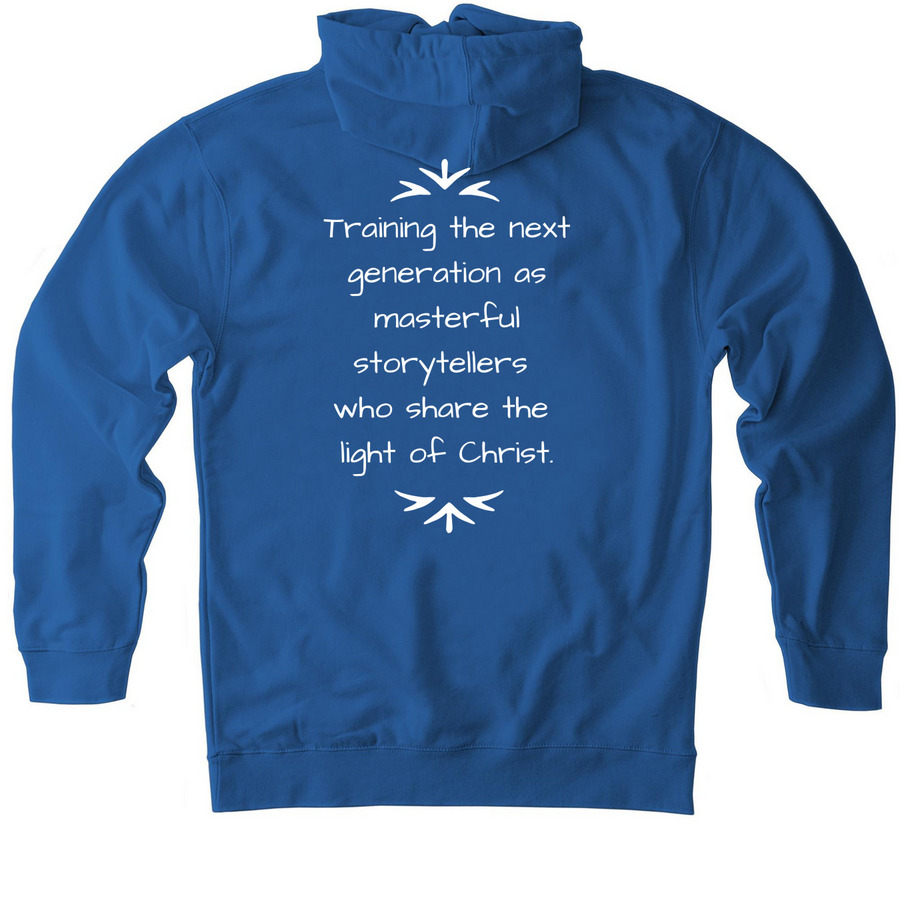 Bright Lights Winter Wear&nbsp;, a Royal Heavyweight Pullover Hoodie (back-view)