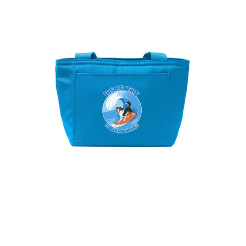 Rising Tide Border Collies - Lunch Totes, a Parcel Blue Insulated Lunch Tote