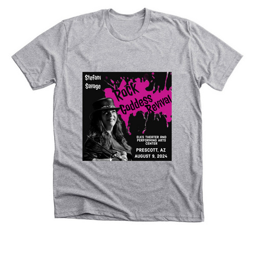 Rock Goddess Revival, a Athletic Heather Premium Unisex Tee