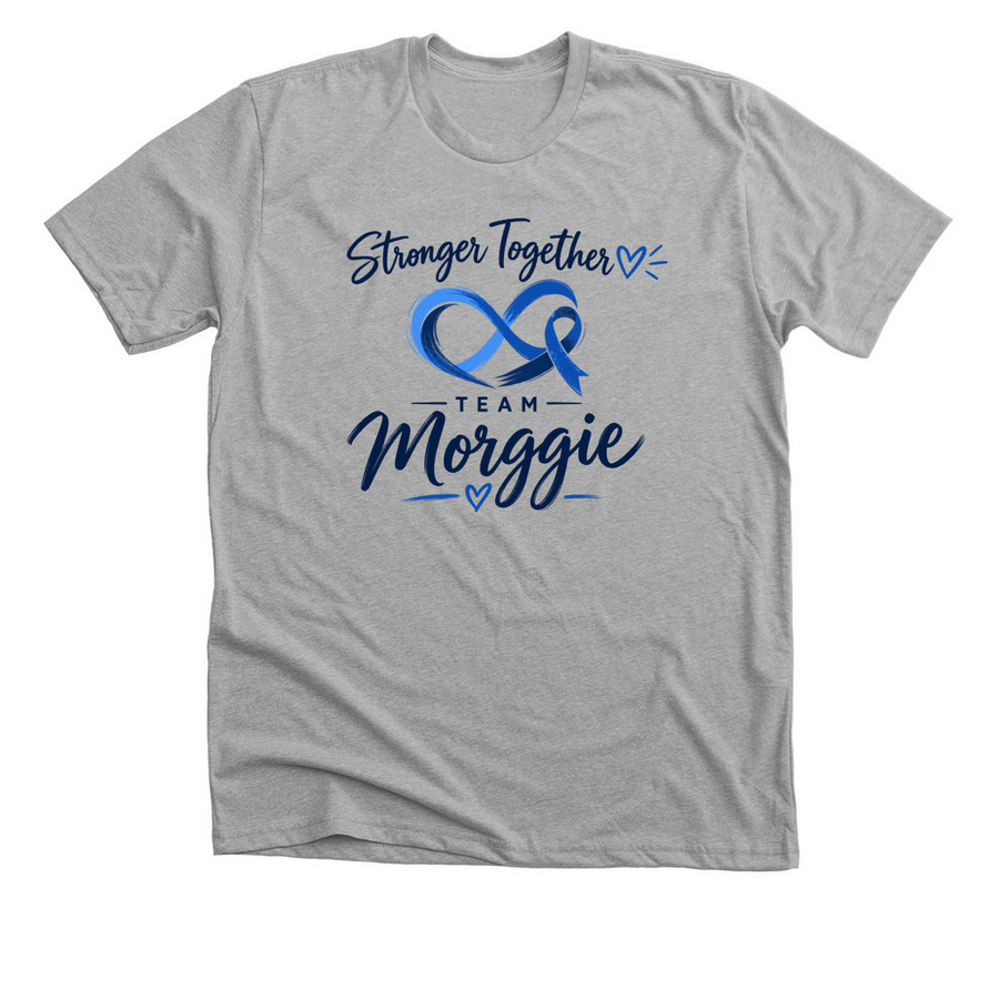 Team Morggie T-Shirt, a Athletic Heather Premium Unisex Tee