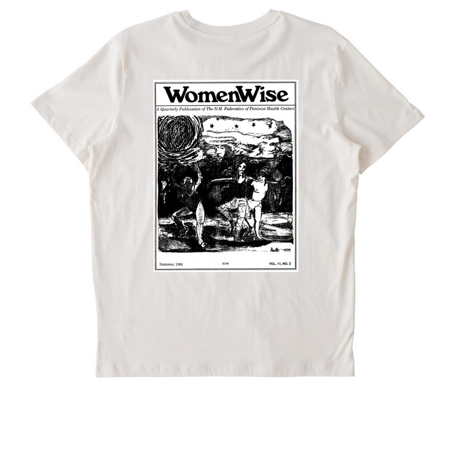 "Women Wise" Banner & Cover&nbsp;, a Vintage White Stanley/Stella Unisex Crafter Tee (back-view)