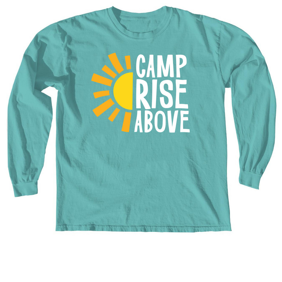 CRA Sun Logo, a Seafoam Comfort Colors Long Sleeve Tee