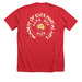 Academy of Elite Martial Arts (Gold/White), a Heather Red Premium Unisex Tee (back-view)