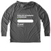 Blank Space, a Aluminum Grey Allmade Eco Triblend Hoodie Tee (back-view)