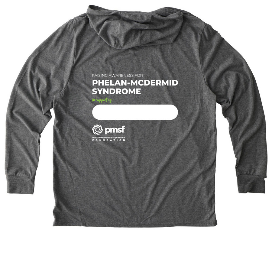 Blank Space, a Aluminum Grey Allmade Eco Triblend Hoodie Tee (back-view)