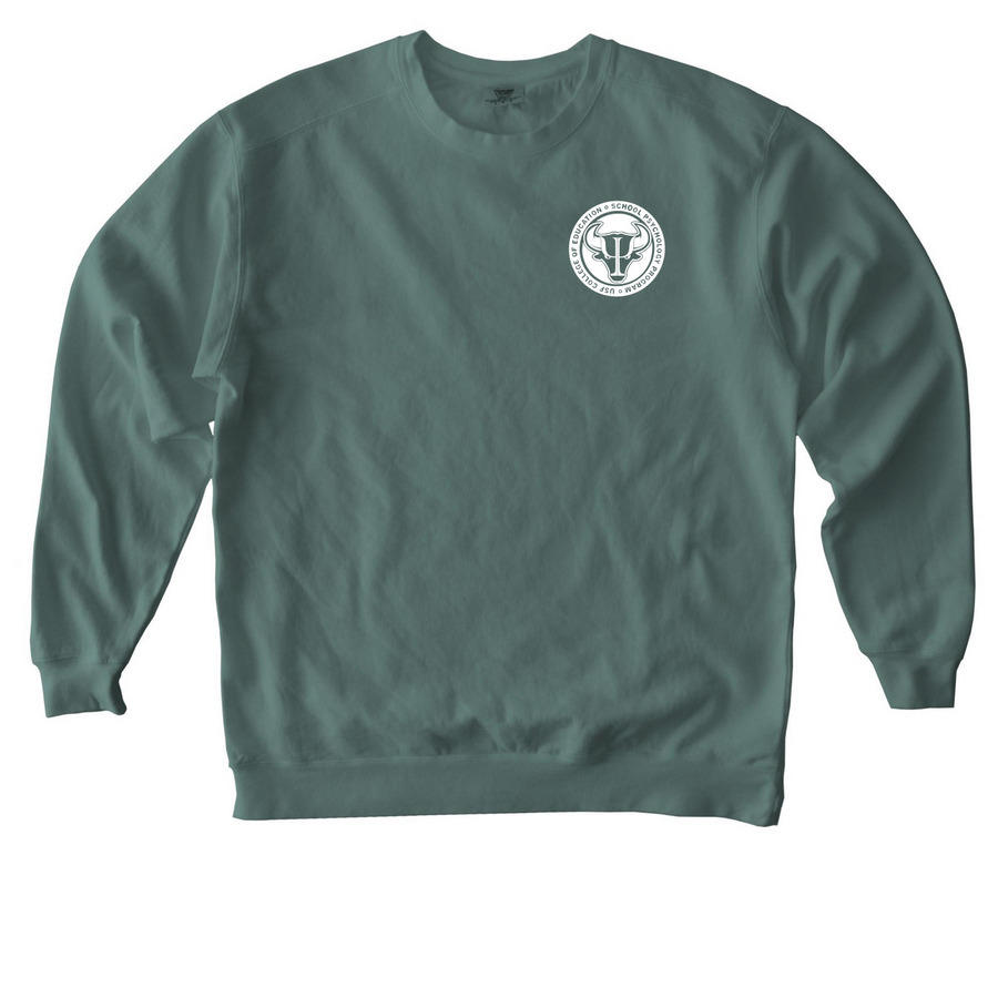 COED Sweatshirt, a Blue Spruce Comfort Colors Crewneck Sweatshirt
