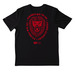 Lion (Red Logo) 2026 - Nike Apparel, a Black Nike Dri-FIT Jersey Blend Performance Tee (back-view)