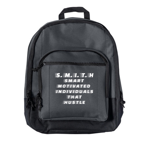S. M. I. T. H, a Dark Charcoal Everyday Backpack
