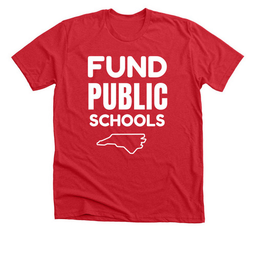 Fund Public Schools, a Heather Red Premium Unisex Tee