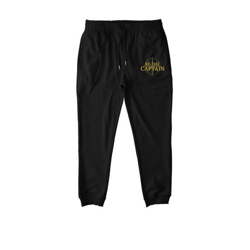 captain, a Black Stanley/Stella Unisex Flyer Jogger
