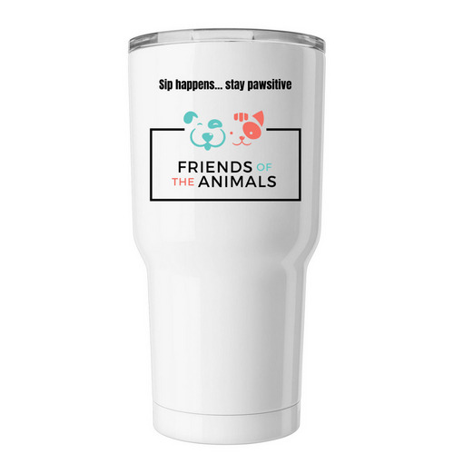 Cups for cats, a White Insulated Tumbler