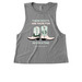 These Boots Are Made For Advocating MED13L, a Aluminum Grey Allmade Eco Triblend Women?s Muscle Tank