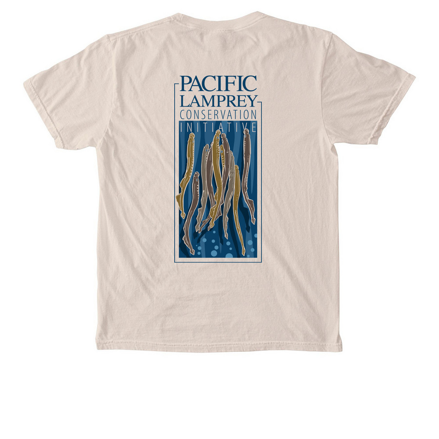2026 Lamprey Week, a Ivory Comfort Colors Pocket Tee (back-view)