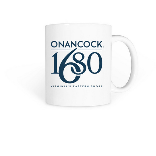 Town of Onancock Mugs, a White Coffee Mug