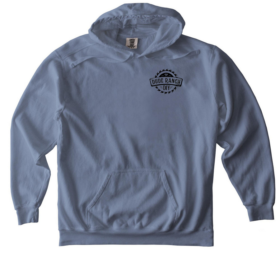 Comfort Colors Hoodie, a Blue Jean Comfort Colors Pullover Hoodie
