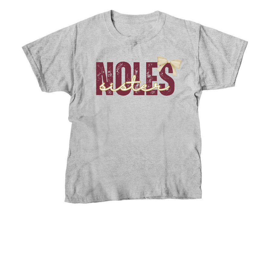 Noles Sister, a Sport Grey Youth Unisex Tee