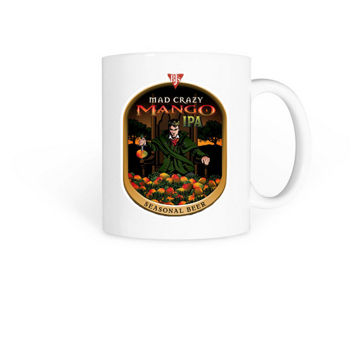 Mad Crazy Mango IPA Mug (April '23 STARs), a White Coffee Mug