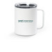 50th Mug, a White Stainless Steel Travel Mug