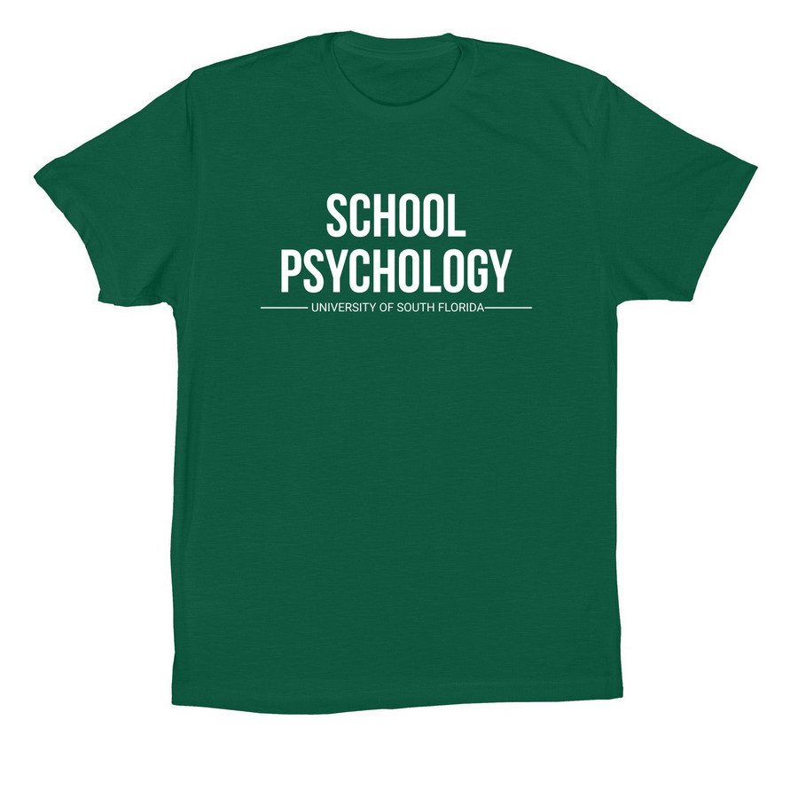 School Psych T-Shirt, a Evergreen Premium Cotton Tee