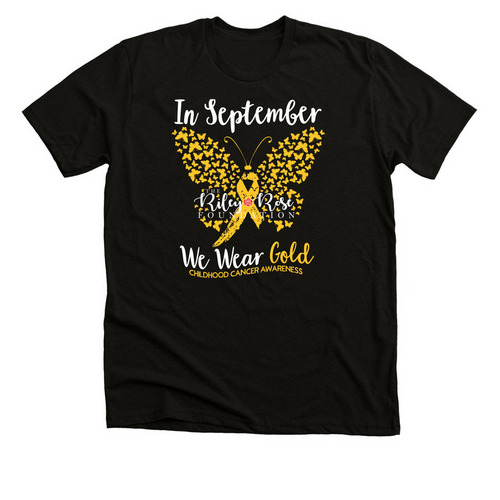 The Riley Rose Foundation, a Black Heather Premium Unisex Tee