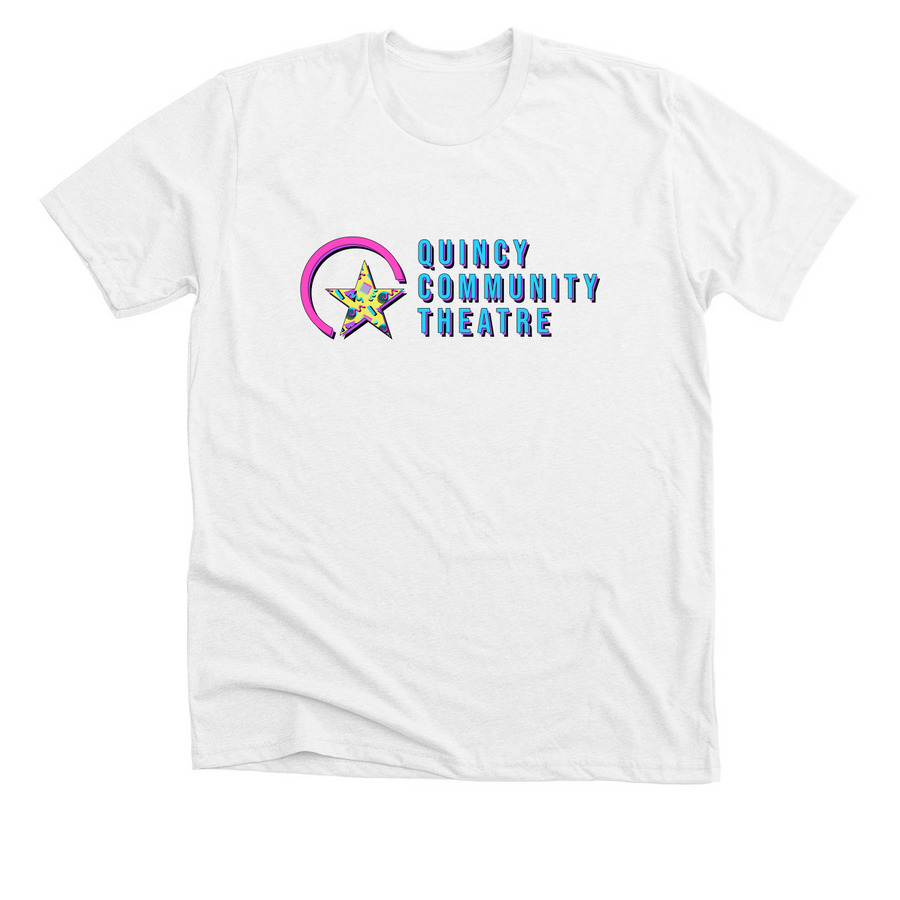 QCT Retro, a Solid White Blend Premium Unisex Tee